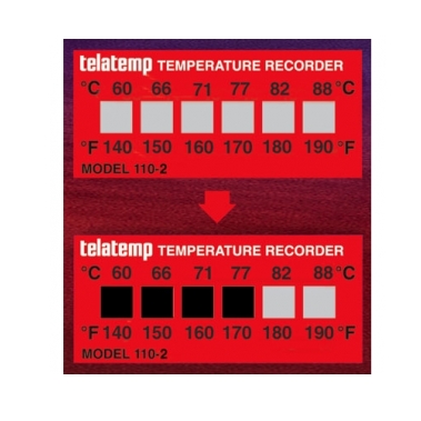 Irreversible Temperature Labels